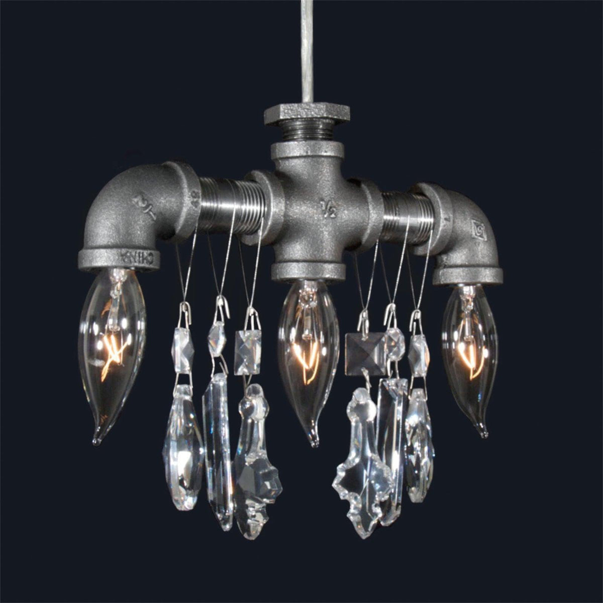 Michael Mchale Designs - Tribeca Chandelier Pendant (3 Bulb) - TR-2 | Montreal Lighting & Hardware