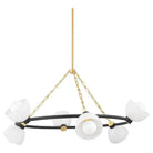 Mitzi - Belle Chandelier - H724806-AGB/TBK | Montreal Lighting & Hardware