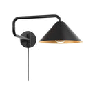 Mitzi - Brianna Portable Wall Sconce - HL629201-GL/SBK | Montreal Lighting & Hardware