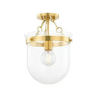 Mitzi - Dunbar Semi Flush Mount - H763601-AGB | Montreal Lighting & Hardware