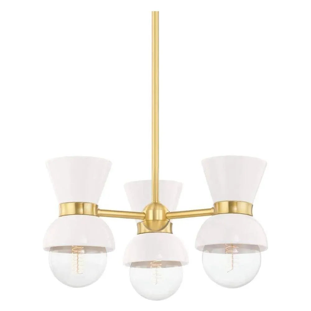 Mitzi - Gillian Semi Flush Mount - H469603-AGB/CCR | Montreal Lighting & Hardware