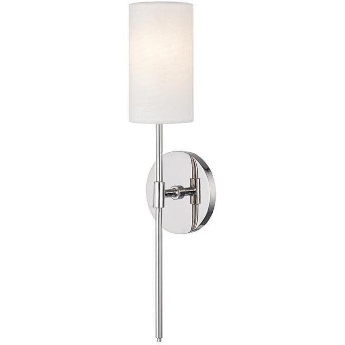Montreal Lighting & Hardware - Olivia White Wall Sconce by Mitzi | OVERSTOCK - H223101-PN-OS | Montreal Lighting & Hardware