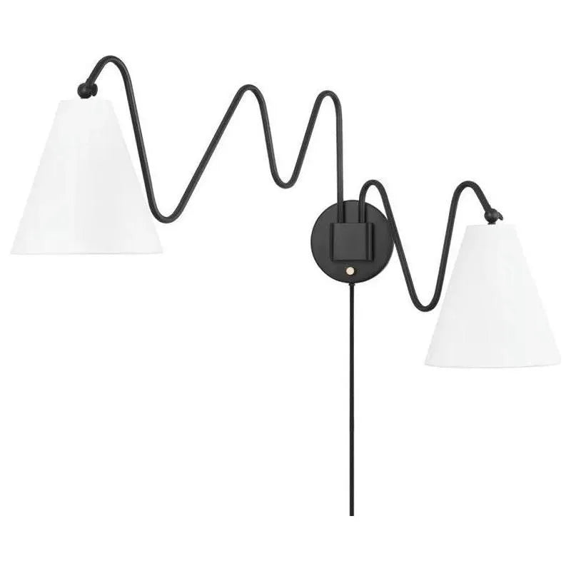 Mitzi - Onda Double Wall Sconce - HL699102-AGB | Montreal Lighting & Hardware