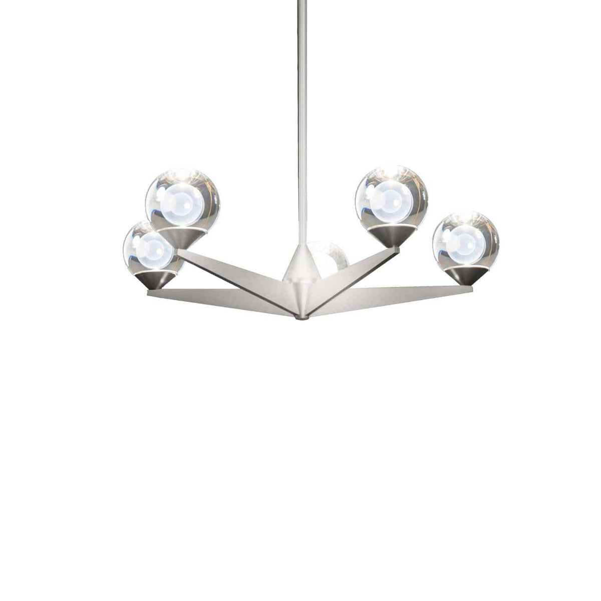 Modern Forms - Double Bubble LED Chandelier - PD-82024-SN | Montreal Lighting & Hardware