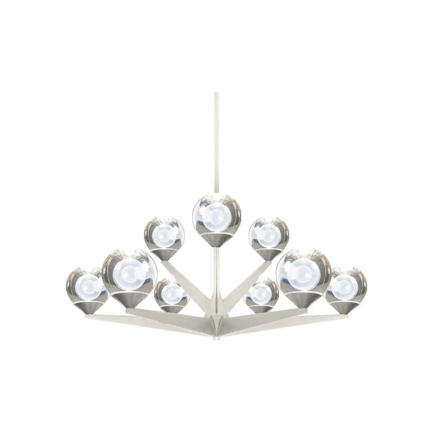 Modern Forms - Double Bubble LED Chandelier - PD-82027-SN | Montreal Lighting & Hardware