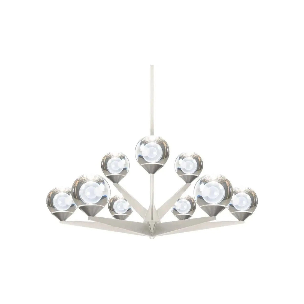 Modern Forms - Double Bubble LED Chandelier - PD-82027-SN | Montreal Lighting & Hardware