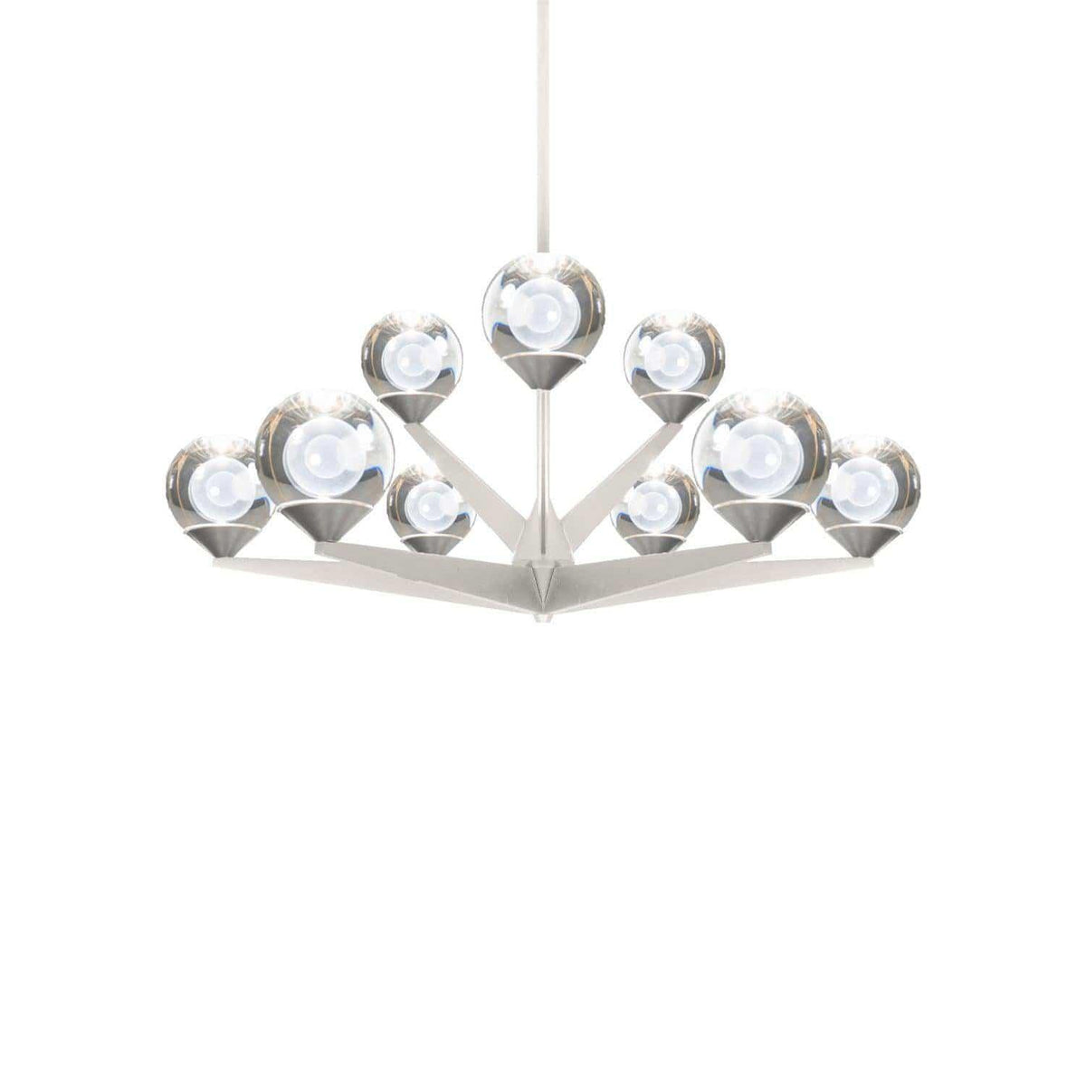 Modern Forms - Double Bubble LED Chandelier - PD-82027-SN | Montreal Lighting & Hardware