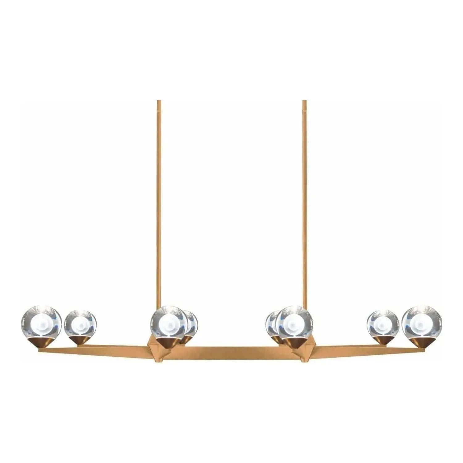 Modern Forms - Double Bubble LED Linear Pendant - PD-82044-AB | Montreal Lighting & Hardware