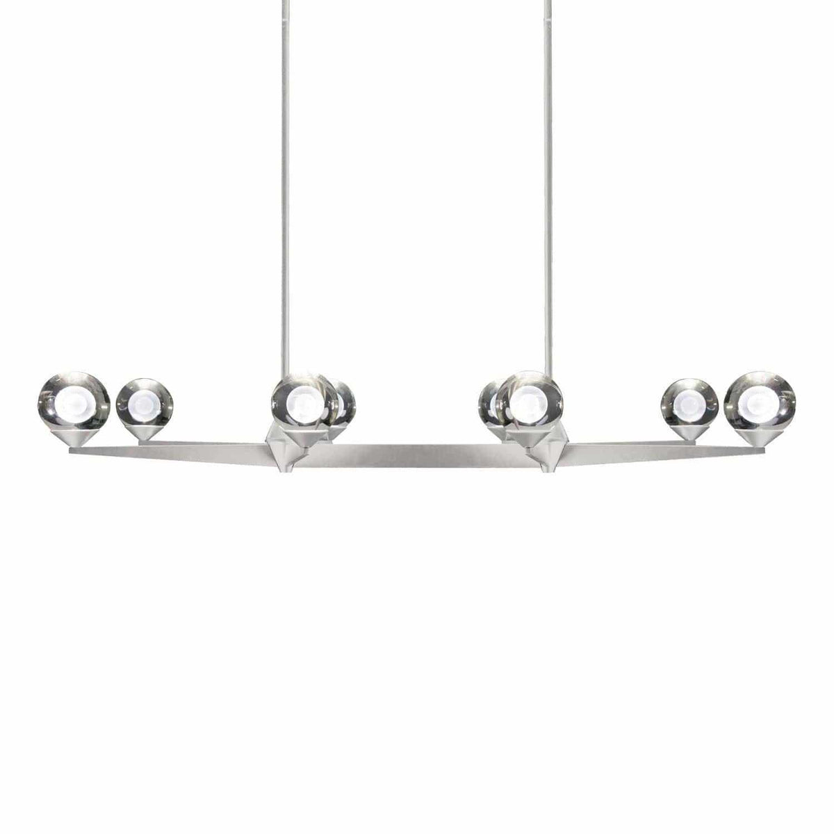 Modern Forms - Double Bubble LED Linear Pendant - PD-82044-SN | Montreal Lighting & Hardware