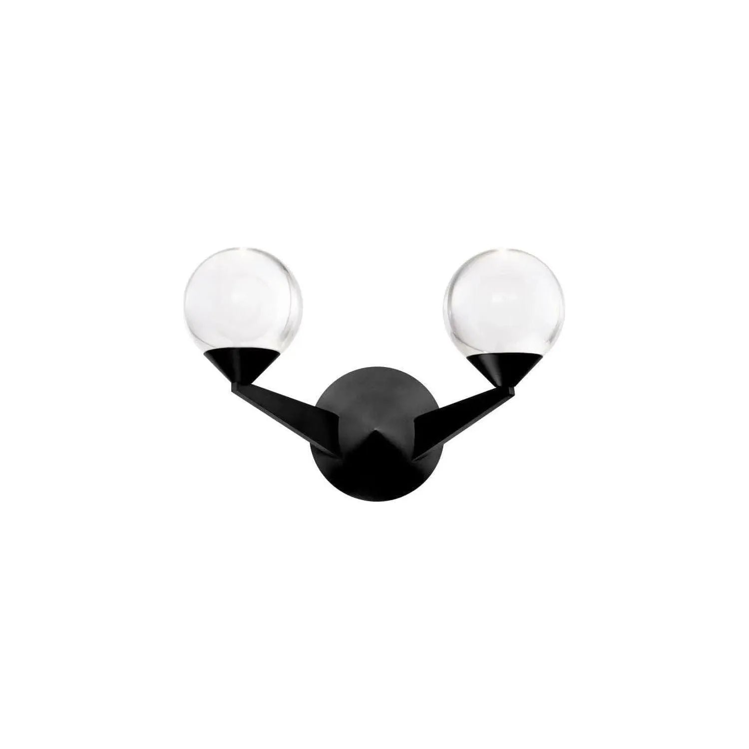 Modern Forms - Double Bubble LED Wall Sconce - WS-82015-BK | Montreal Lighting & Hardware
