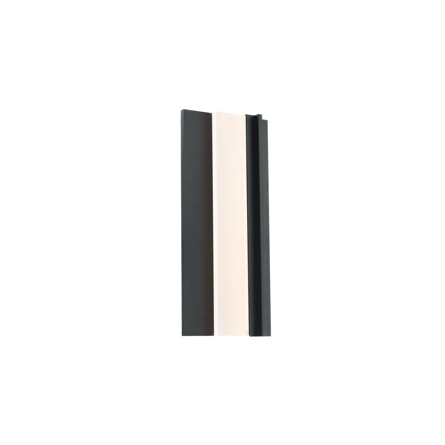 Modern Forms - Enigma LED Outdoor Wall Sconce - WS-W16218-BK | Montreal Lighting & Hardware