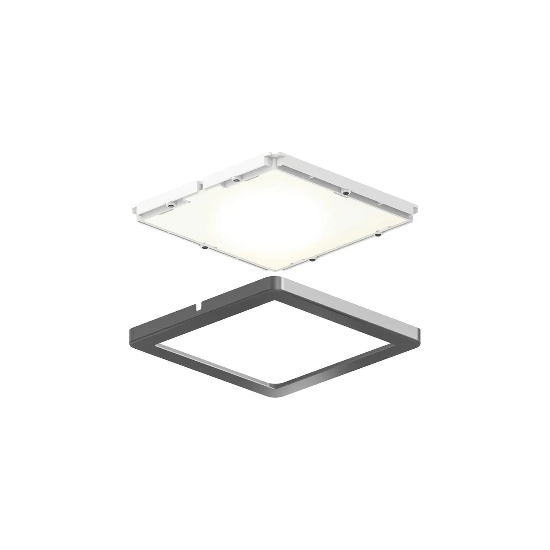 Montreal Lighting & Hardware - 4006 Series 12V Square Slim Puck by DALS Lighting - 4006SQ-4K-WH | Montreal Lighting & Hardware