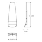 Montreal Lighting & Hardware - LEDWALL-I Ultra Slim LED Wall Light by DALS Lighting - LEDWALL-I-BK | Montreal Lighting & Hardware