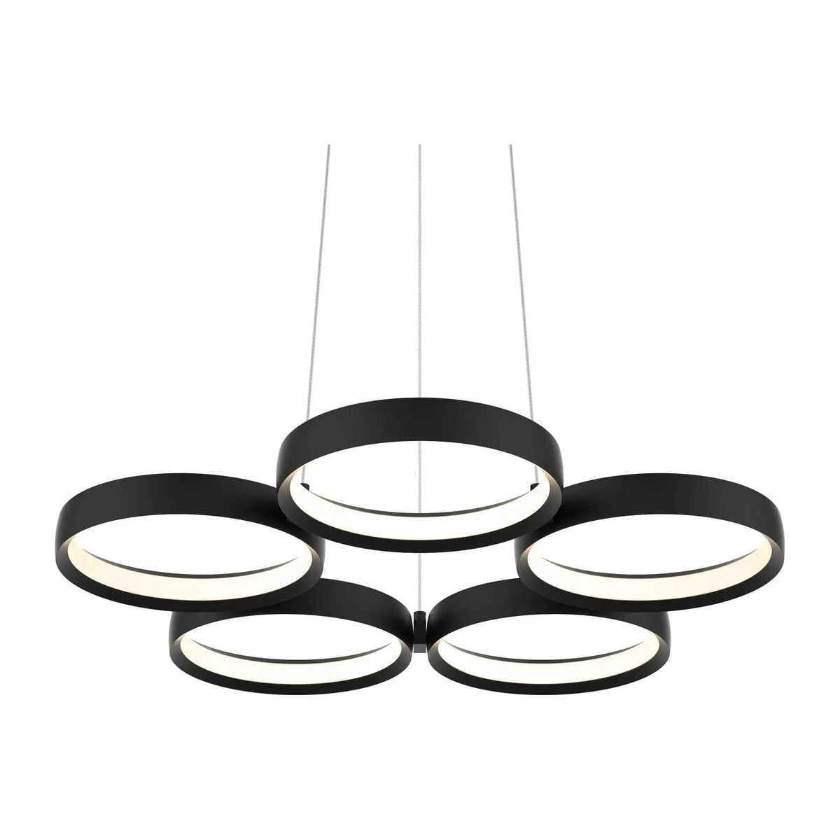 Montreal Lighting & Hardware - PDR5 LED Pendant Light by DALS Lighting - PDR5-3K-BK | Montreal Lighting & Hardware