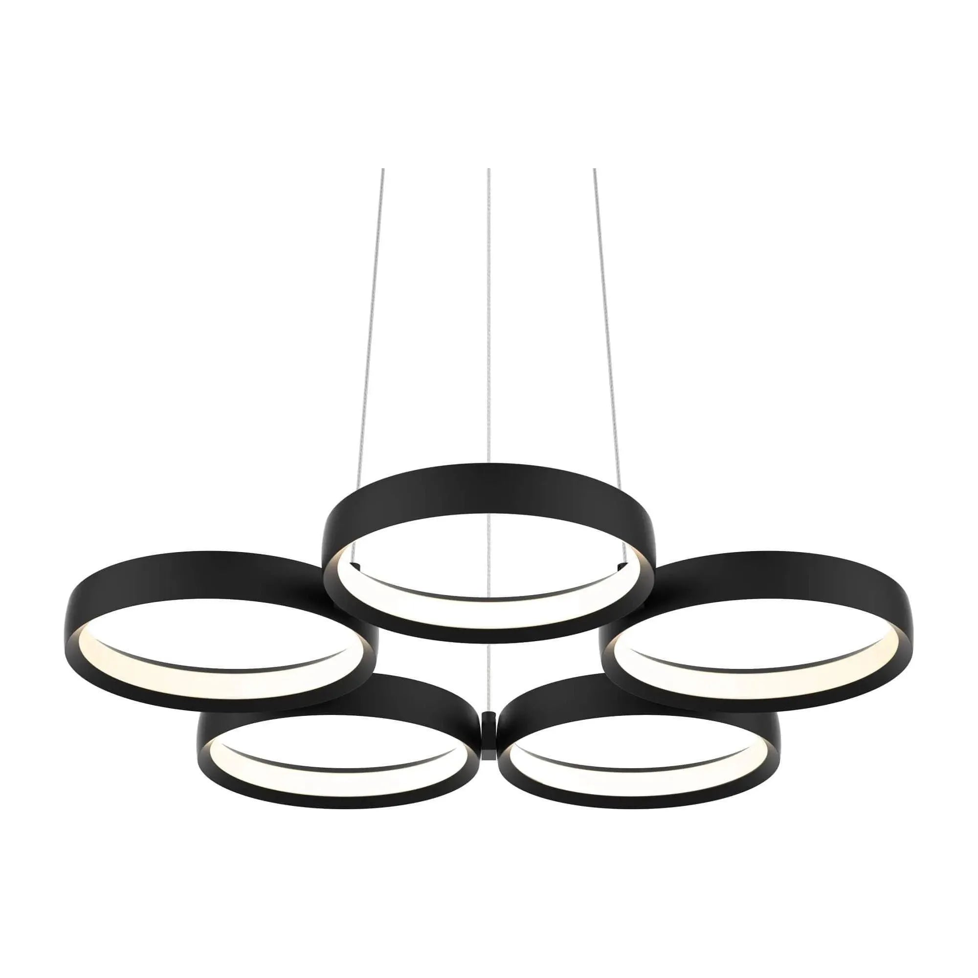 Montreal Lighting & Hardware - PDR5 LED Pendant Light by DALS Lighting - PDR5-3K-BK | Montreal Lighting & Hardware