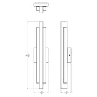 Montreal Lighting & Hardware - SM-LWS Smart LED Linear Wall Light by DALS Lighting - SM-LWS19 | Montreal Lighting & Hardware