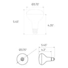 Montreal Lighting & Hardware - Smart BR30 RGB+CCT Light Bulb by DALS Lighting - SM-BLBBR30 | Montreal Lighting & Hardware
