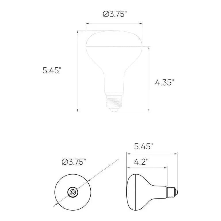 Montreal Lighting & Hardware - Smart BR30 RGB+CCT Light Bulb by DALS Lighting - SM-BLBBR30 | Montreal Lighting & Hardware