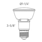 Montreal Lighting & Hardware - Smart PAR20 RGB+CCT Light Bulb by DALS Lighting - SM-BLBPAR20 | Montreal Lighting & Hardware