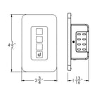 Montreal Lighting & Hardware - Smart Wall Control by DALS Lighting - SM-WLCT | Montreal Lighting & Hardware