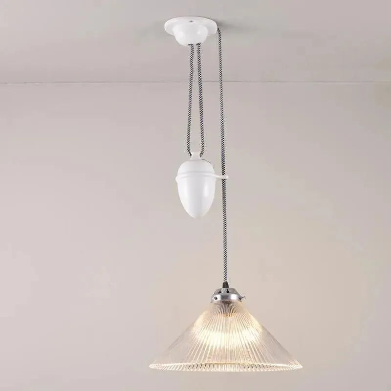 Original BTC - Coolie Prismatic Rise & Fall Pendant - US-FP297N | Montreal Lighting & Hardware