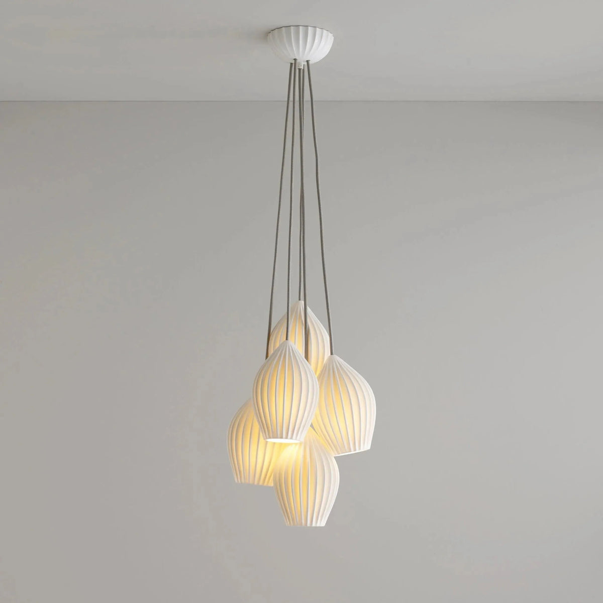 Original BTC - Fin Multi-Pendant - US-FP550N/5 | Montreal Lighting & Hardware