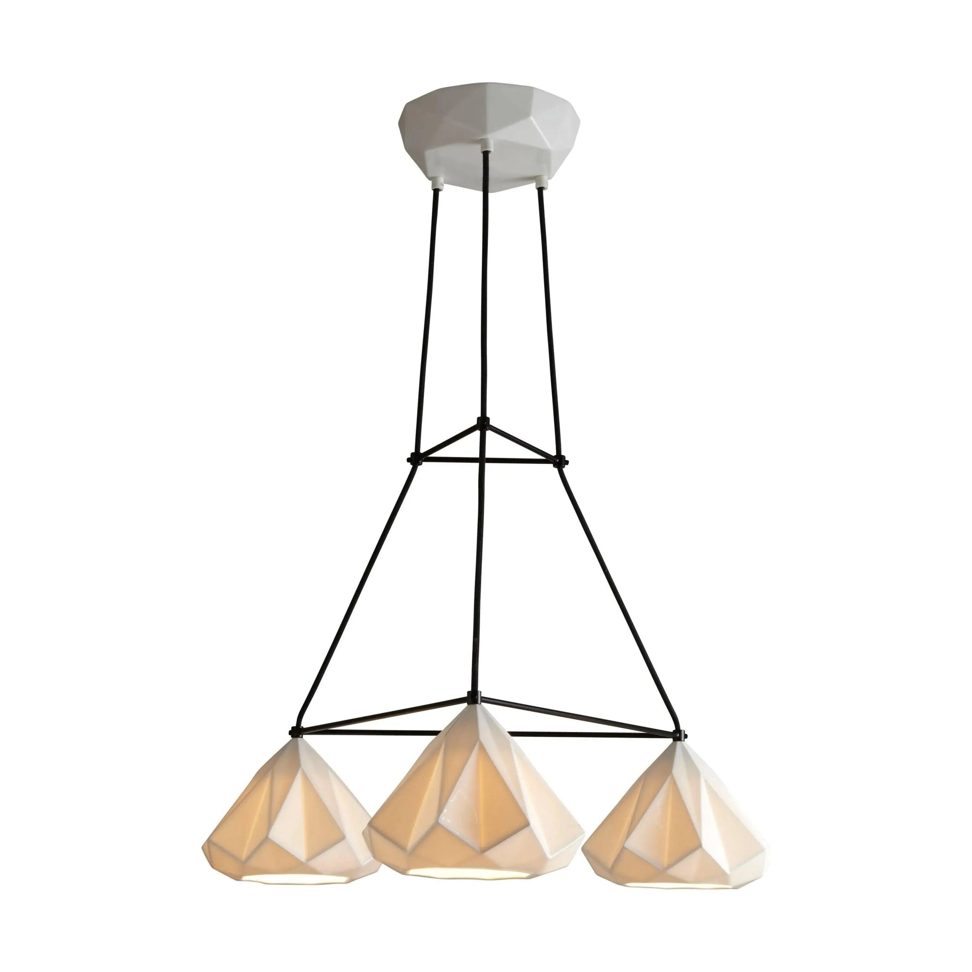 Original BTC - Hatton 1 Triangular Multi-Pendant - US-FP558N | Montreal Lighting & Hardware