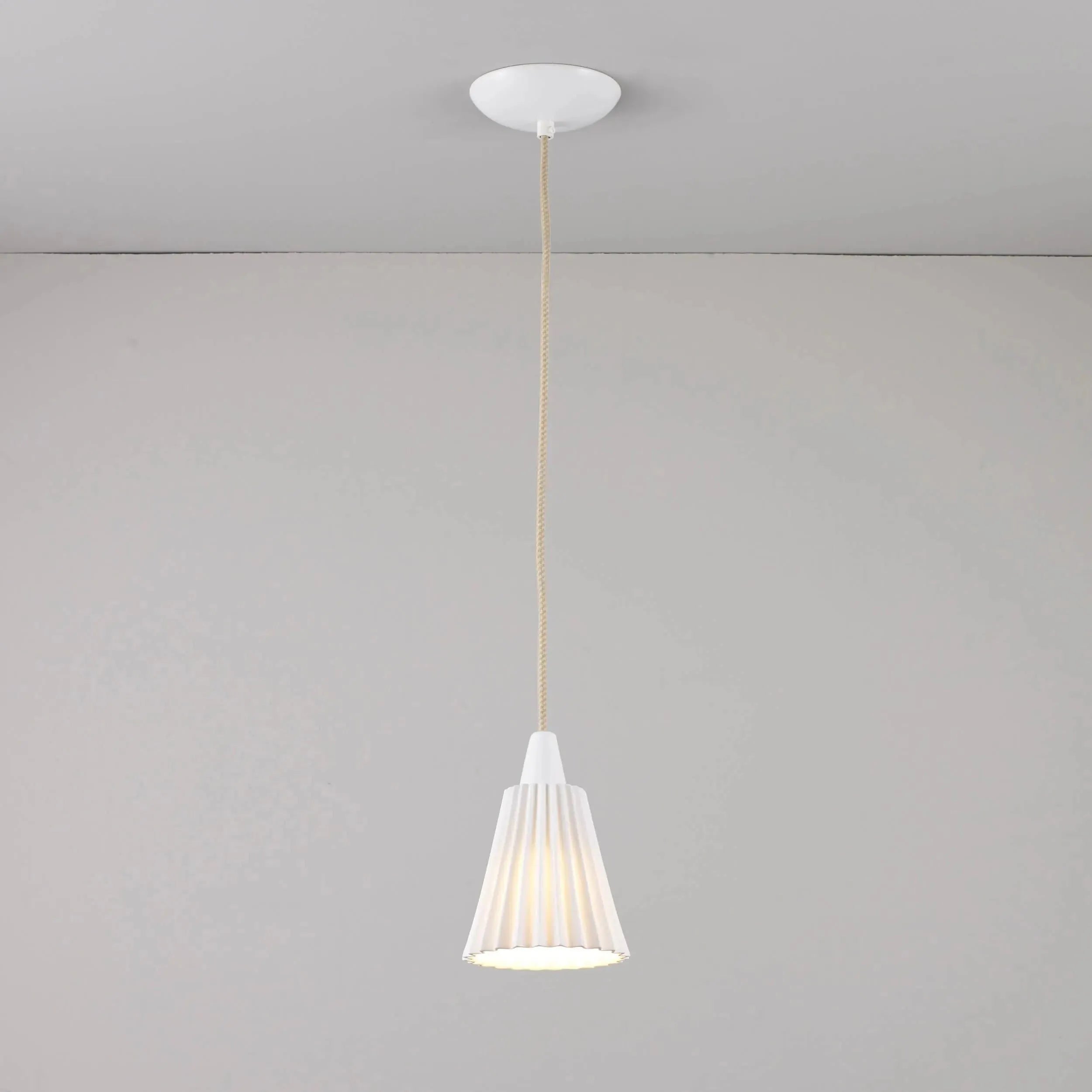 Original BTC - Hector Pleat Pendant Light - US-FP156N | Montreal Lighting & Hardware
