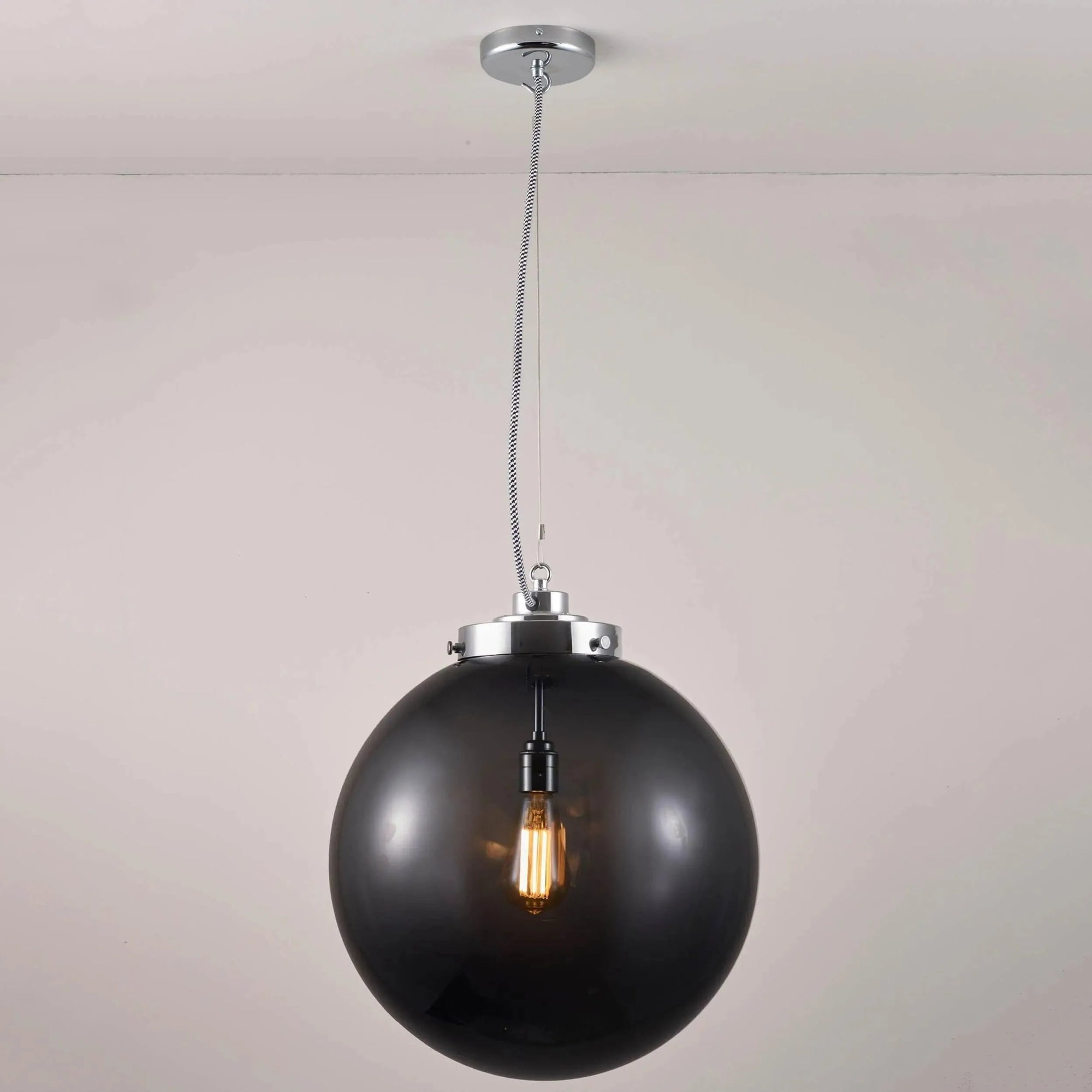 Original BTC - Large Globe Pendant - US-FP542AN/BR | Montreal Lighting & Hardware