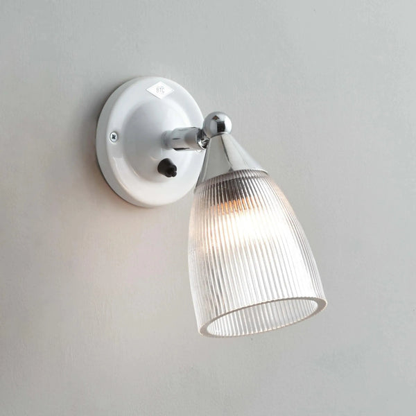 Mann Prismatic Switched Wall Light
