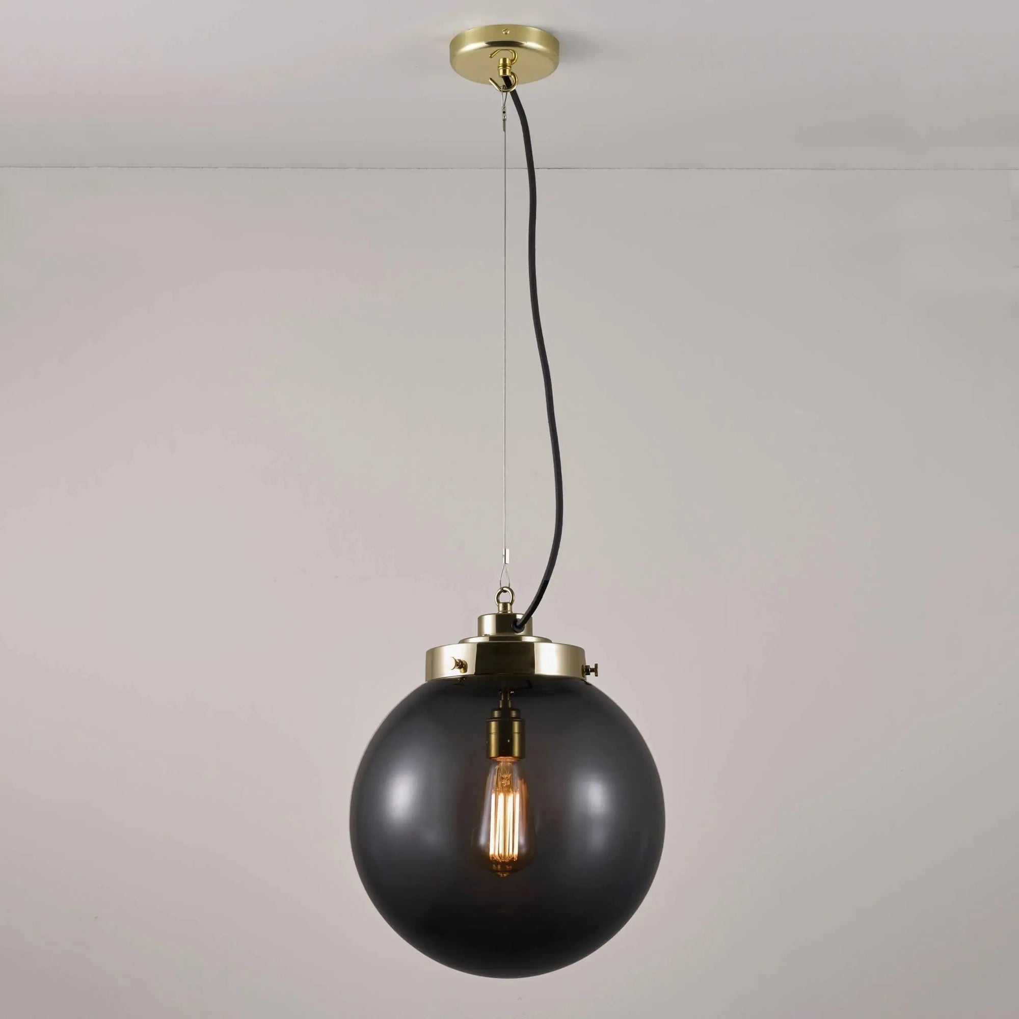 Original BTC - Medium Globe Pendant - US-FP541AN/BR | Montreal Lighting & Hardware