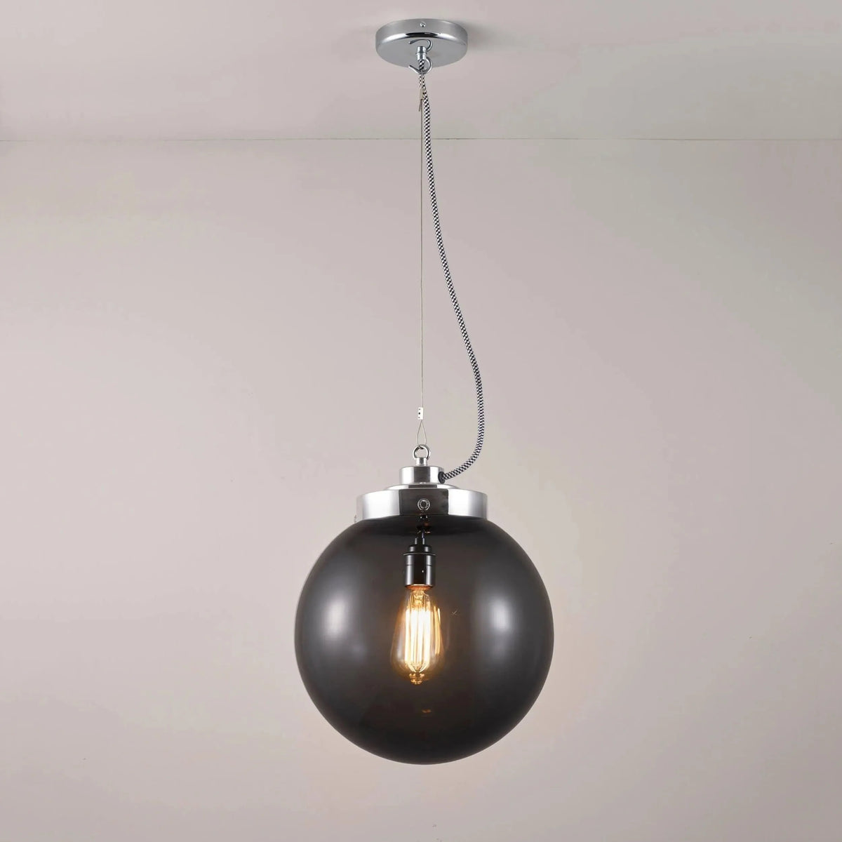 Original BTC - Medium Globe Pendant - US-FP541AN/CH | Montreal Lighting & Hardware