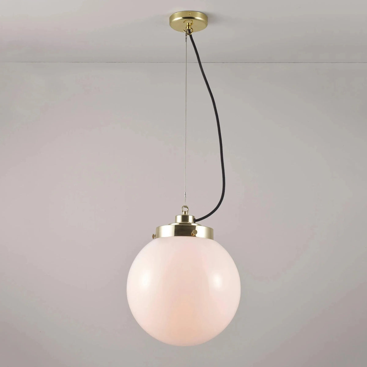 Original BTC - Medium Globe Pendant - US-FP541OP/BR | Montreal Lighting & Hardware