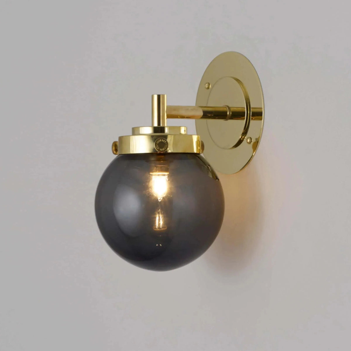 Original BTC - Mini Globe Wall Light - US-FW543/AN/BR | Montreal Lighting & Hardware