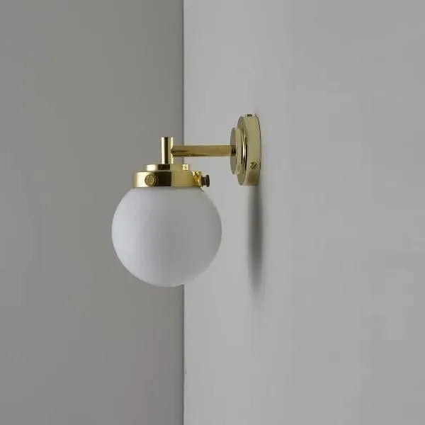 Original BTC - Mini Globe Wall Light - US-FW543/AN/BR | Montreal Lighting & Hardware