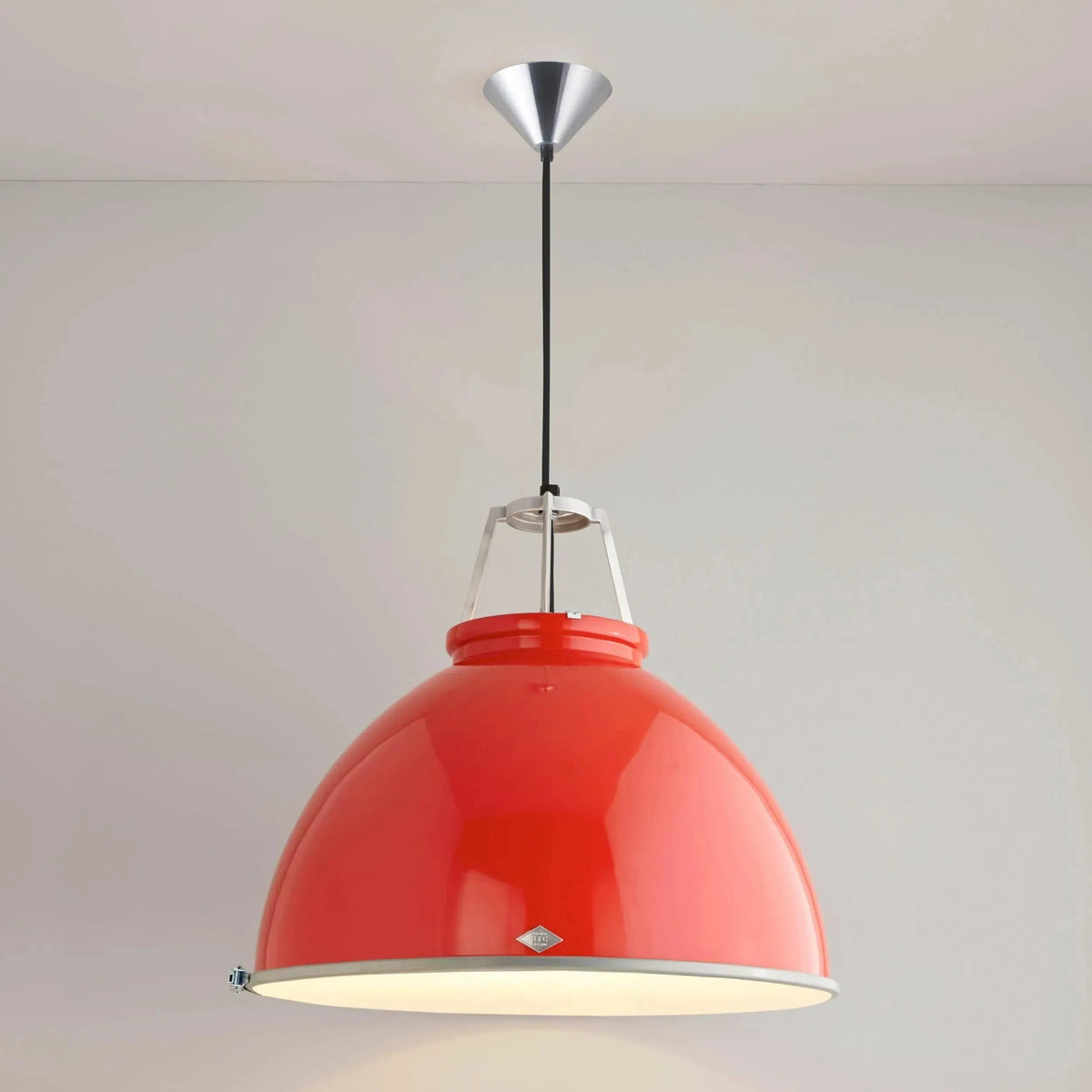 Original BTC - Titan Etched Glass Pendant - US-FP077R/GL05E | Montreal Lighting & Hardware