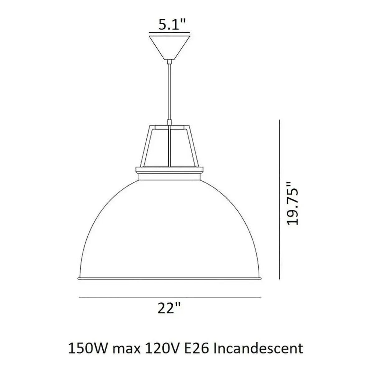 Original BTC - Titan Pendant - US-FP005Y/W | Montreal Lighting & Hardware