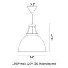 Original BTC - Titan Pendant - US-FP005Y/W | Montreal Lighting & Hardware