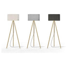 Pablo Designs - Belmont LED Floor Lamp - BELM FLR GPT/OAK | Montreal Lighting & Hardware