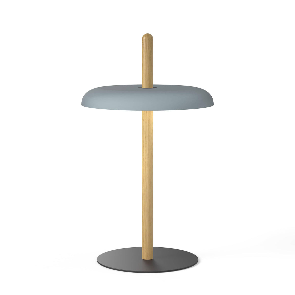 Pablo Designs - Nivél Table Lamp - NIVE TBL OAK BLU | Montreal Lighting & Hardware