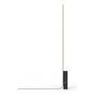 Pablo Designs - T.O LED Floor Lamp - TO FLR BLK/BRA | Montreal Lighting & Hardware