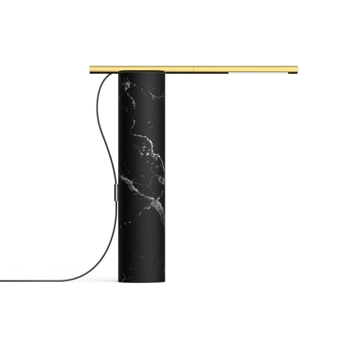 Pablo Designs - T.O LED Table Lamp - TO TBL BLK/BRA | Montreal Lighting & Hardware