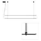 Pablo Designs - T.O Pendant 2 Stack - TO PND DBL CRM GRY | Montreal Lighting & Hardware