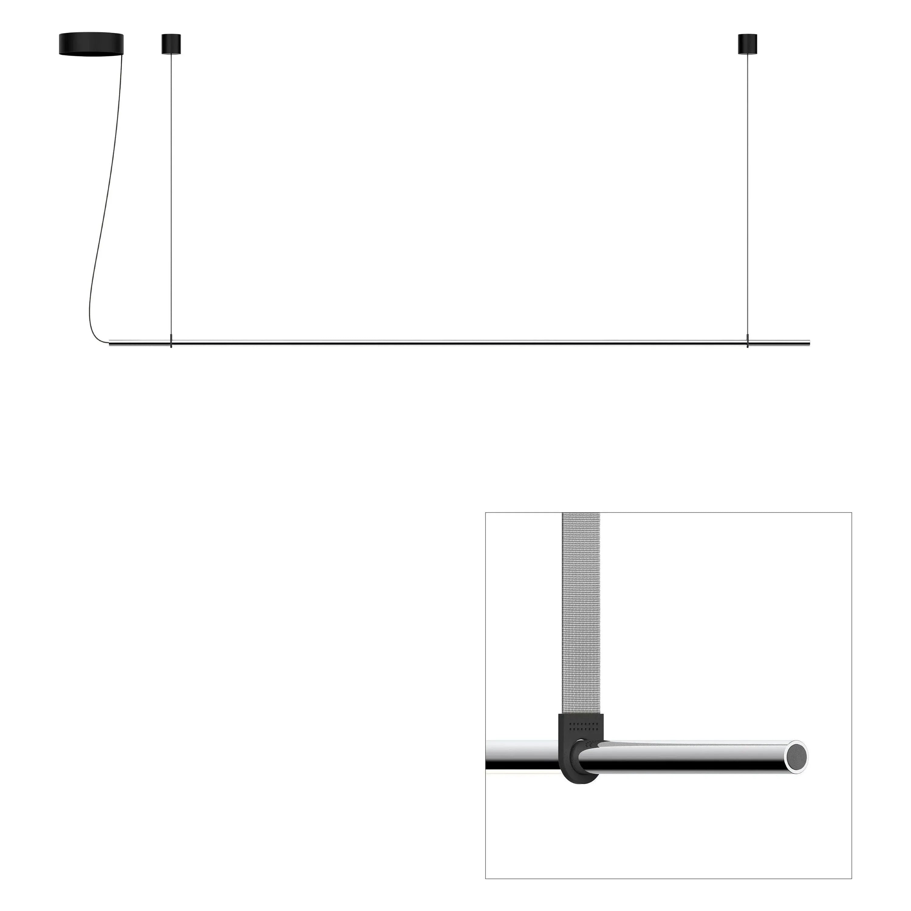 Pablo Designs - T.O Pendant - TO PND CRM LGT GRY | Montreal Lighting & Hardware