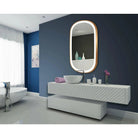 Paris Mirror - Chic Oval LED Mirror - CHICO32606000-BRZ | Montreal Lighting & Hardware