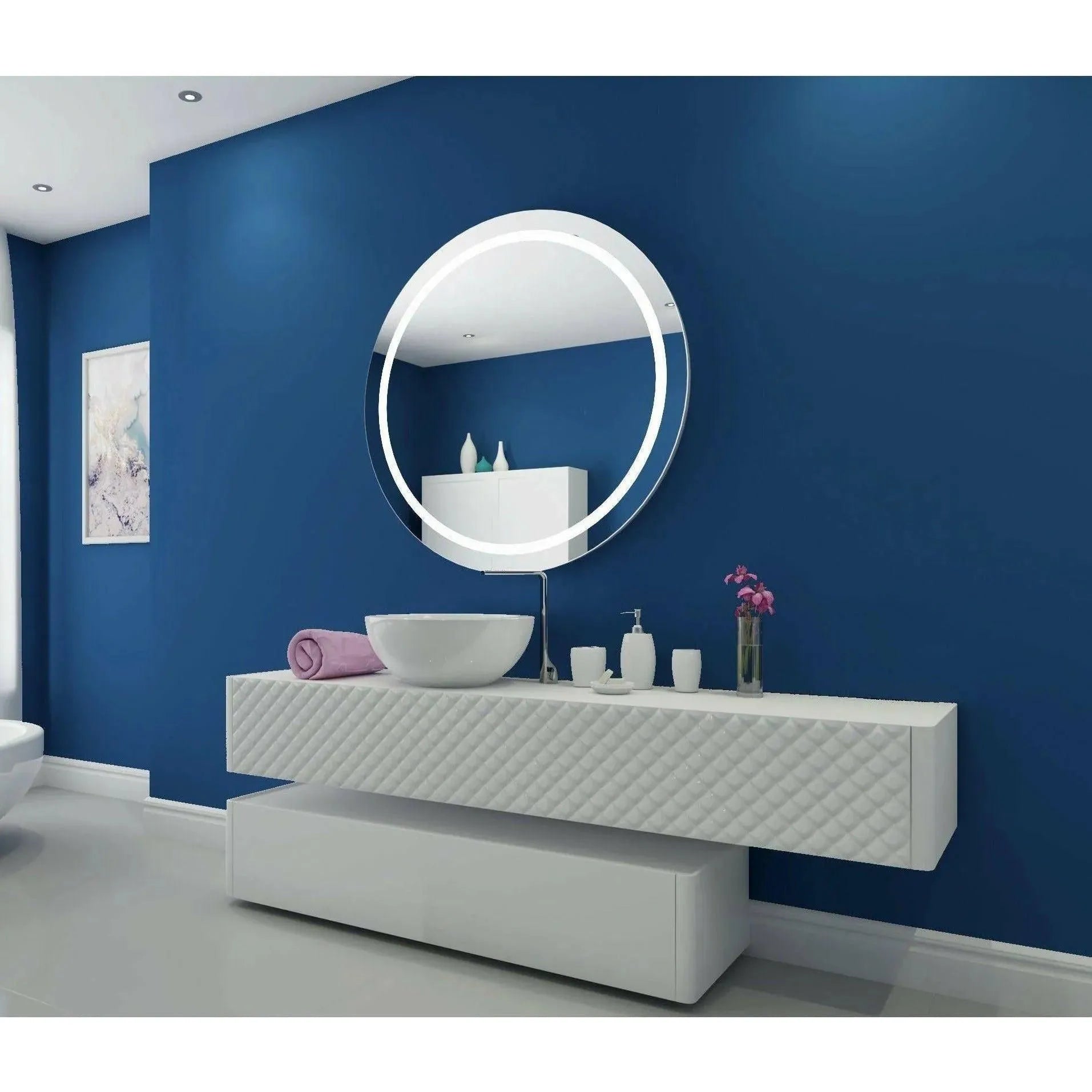 Paris Mirror - Harmony Round LED Mirror - HARMR36363000 | Montreal Lighting & Hardware