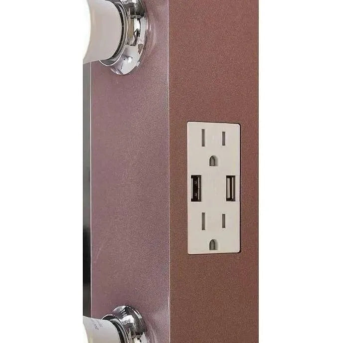 Paris Mirror - Hollywood Star LED Mirror - HSTAR24323000-PNK-BT | Montreal Lighting & Hardware