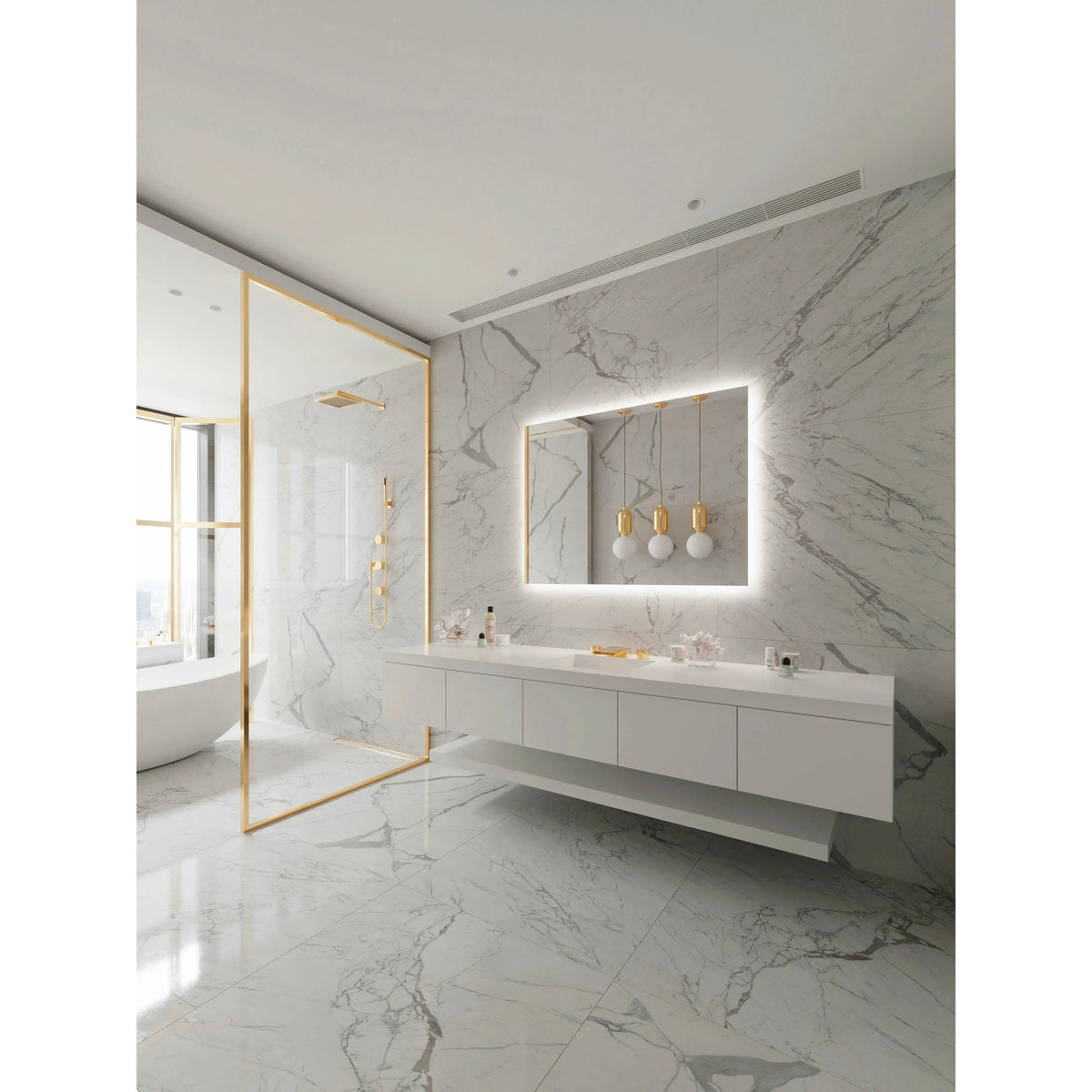 Paris Mirror - Original Backlit LED Mirror - ORIGX48353000 | Montreal Lighting & Hardware