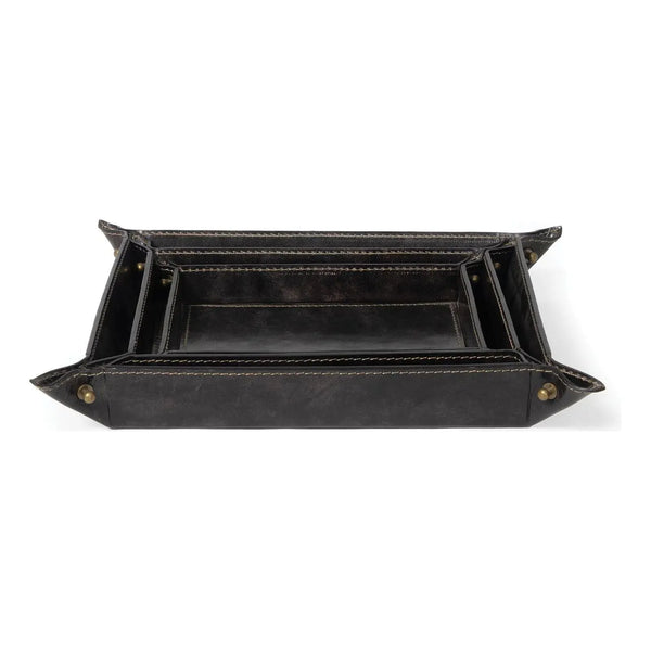 Ensemble de plateau en cuir Derby