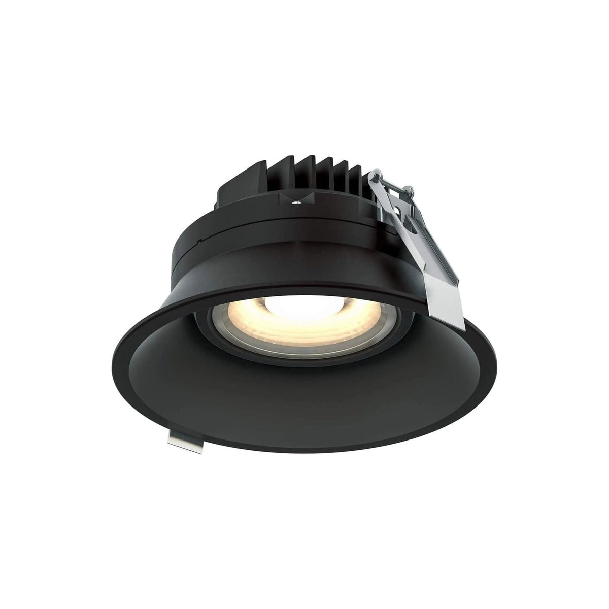 DALS Lighting - 6" Round Indoor/Outdoor Regressed Gimbal Down Light CCT - RGM6-CC-BK | Montreal Lighting & Hardware